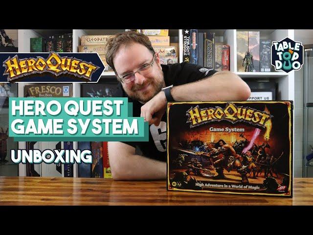 Unboxing of Avalon Hill's New Hero Quest Board Game