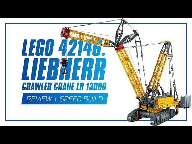 LEGO 42146: Liebherr Crawler Crane LR 13000 - HANDS-ON REVIEW