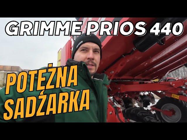 Sadzarka Grimme PRIOS 440. Nowa sadzarka do ziemniaków. Rozładunek maszyny. Nowa technologia.