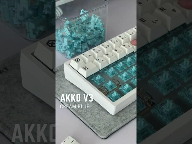 Akko V3 Cream Blue | $0.19 Tactile King?