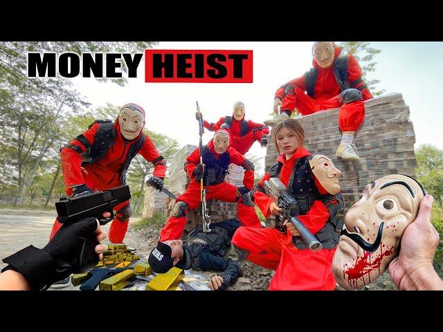 PARKOUR VS MONEY HEIST: Money Heist disguises as a doctor to break in and kill the police | Epic POV