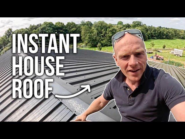 OUR ROOF IS FINISHED! - Why we went for INSULATED COMPOSITE PANELS