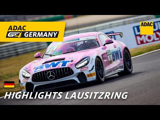 Highlights ADAC GT4 Germany Lausitzring | Rennen 2 | Deutsch | ADAC Motorsports