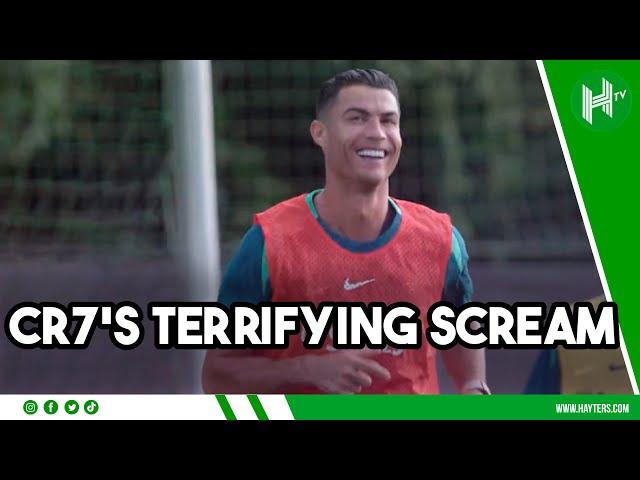 Ronaldo MOCKS Pepe in FUNNY Portugal training session