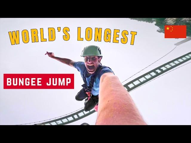 Would you Jump? World's Longest Bungee in Zhangjiajie 