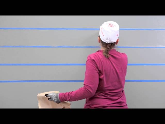 How to create an effect wall with masking tape - Tikkurila