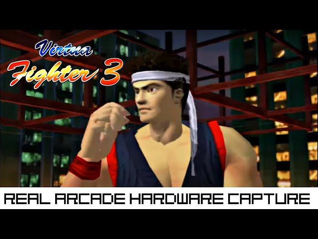 Virtua Fighter 3 (Arcade, 1996) Real Arcade Hardware Capture - Full Playthrough