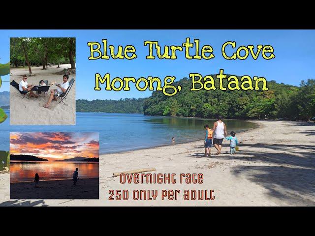 Blue Turtle Cove Bataan. Murang beach camping in Bataan. Amor Mangalindan Vlog