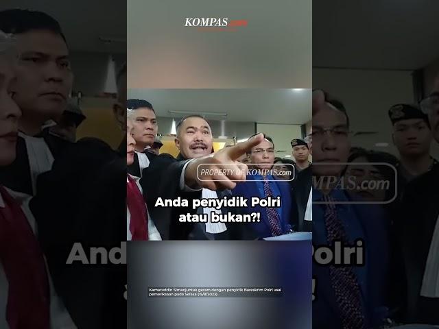 Kamaruddin Simanjuntak Geram dengan Penyidik Bareskrim Polri