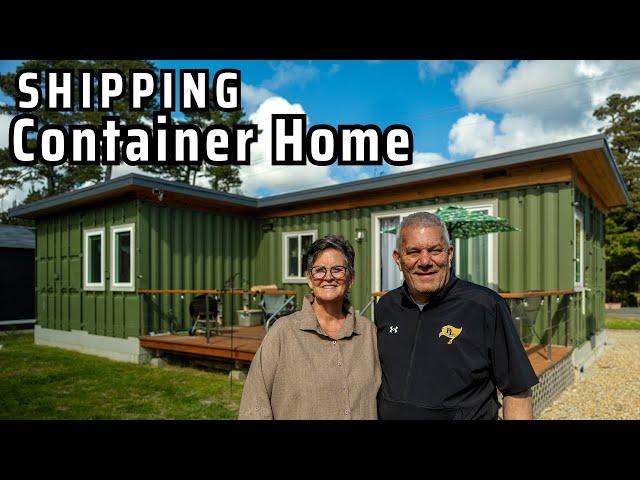 Simple Living in Modern Coastal Cottage made of 4 Shipping Containers