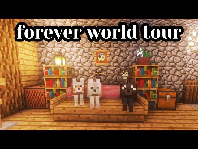 Showing You my Minecraft Forever World!