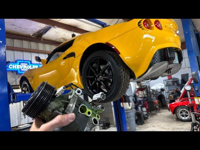 Compressor Swap Something not right! Lotus Elise 1.8