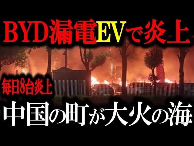 中国EV流通禁止ww燃えるEVの原因をついに解明！「安全安心は日本車で確定！」【ゆっくり解説】