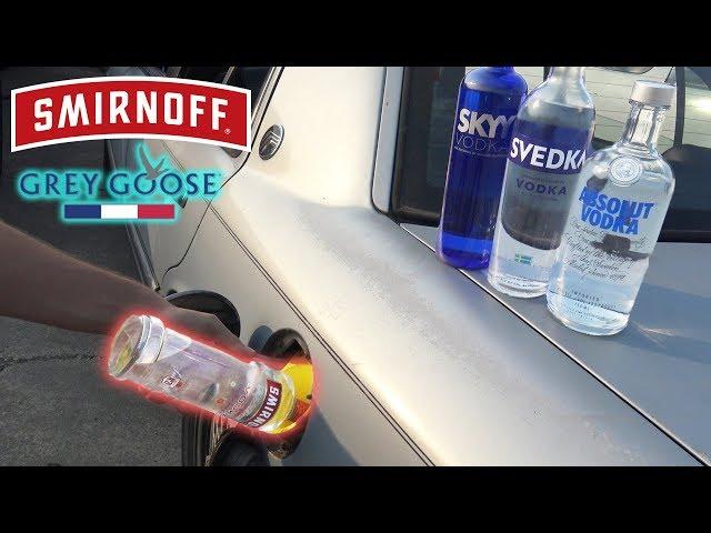 Can You Use VODKA as GASOLINE?
