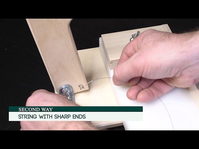 How to replace a wire on Single wire soap cutter