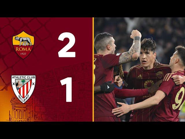 ROMA 2-0 ATHLETIC CLUB | EUROPA LEAGUE HIGHLIGHTS 2024-25