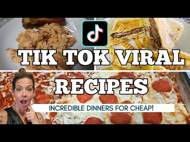 TIK TOK VIRAL RECIPES YOU will WANT to MAKE/Quick & Easy dinners