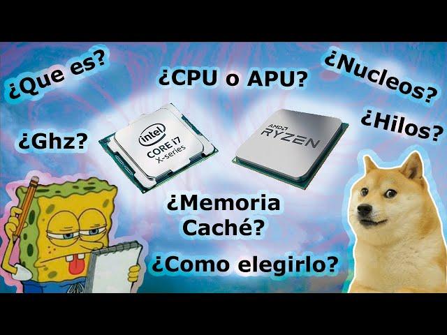 Que son los Núcleos, Hilos, GHz, Caché... de un CPU? | Explicado fácil y con ejemplos | Procesador