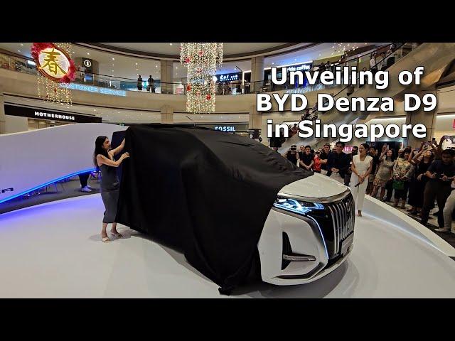 First Look of BYD Denza D9 in Singapore