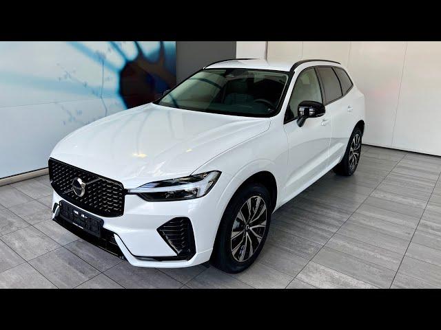 Volvo XC60 B5 AWD Plus Dark | Cristal White | Charcoal Leather interior (RA00)