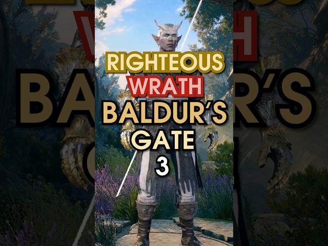 s RIGHTEOUS WRATH build in Baldur's Gate 3 in 1min - Paladin/Barbarian/Sorcerer #baldursgate3