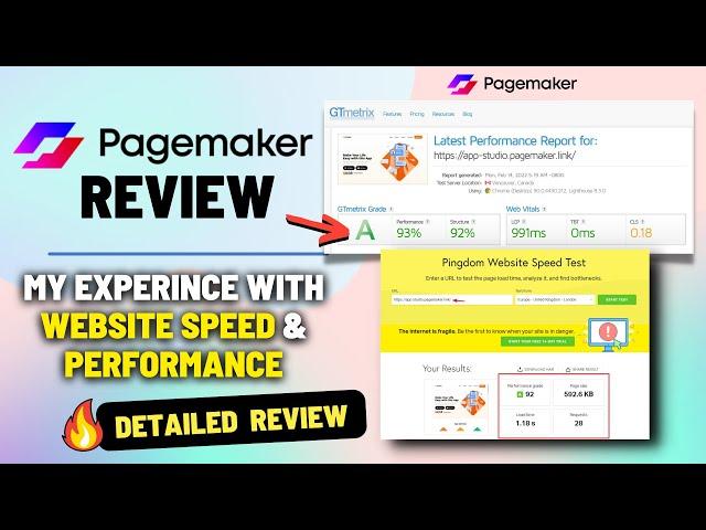 Pagemaker.io Review - My Experience with Website Loading Speed & Performance