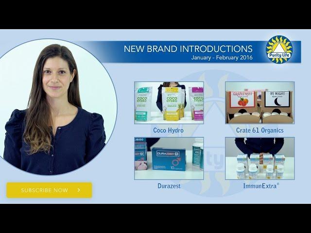 Purity Life New Brand Introductions - January - February 2016