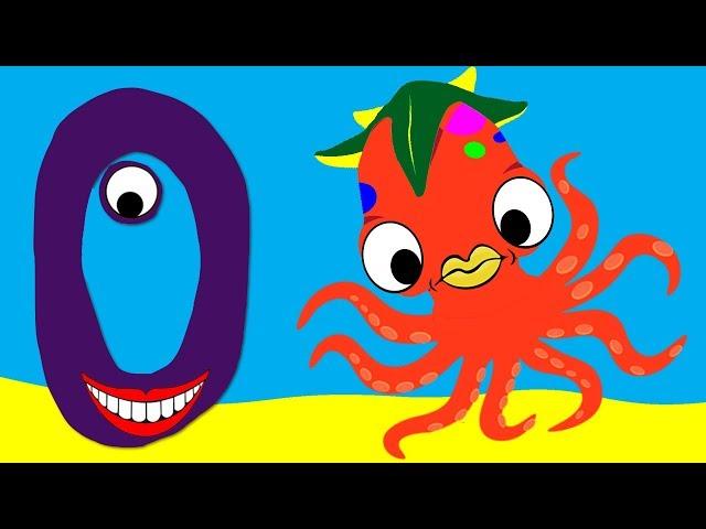 Learn the Alphabet Animals - Letter O - OCTOPUS