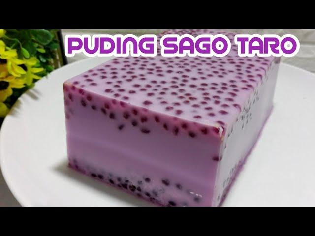 PUDING SAGO TARO/olahan sagu mutiara