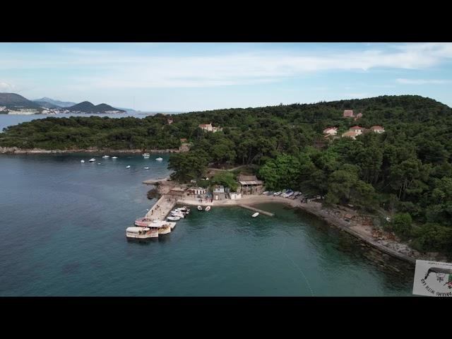 CROATIA / KOLOČEP ISLAND / DUBROVNIK / AERIAL VIEW