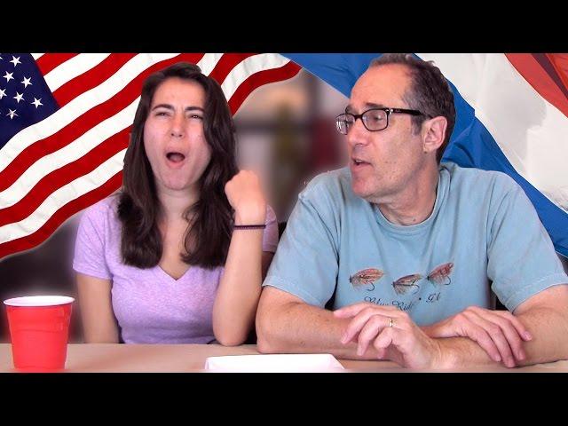 AMERICANS TRY DUTCH FOOD 