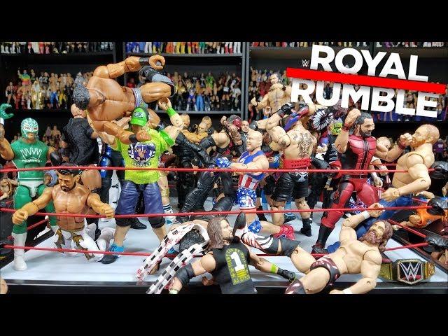 WWE ROYAL RUMBLE ACTION FIGURE MATCH!