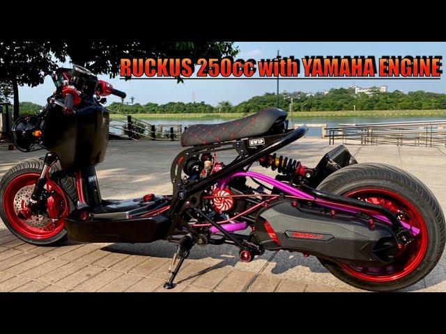 RUCKUS 250cc SWAP KIT WITH YAMAHA CYGNUS ENGINE BY BWSP