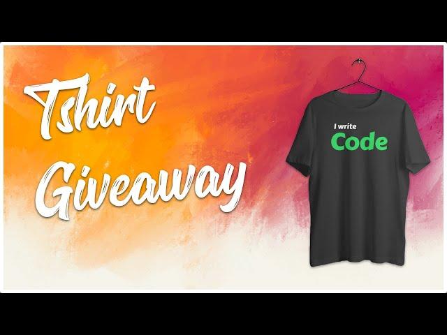 Daily T-shirts Giveaway for April