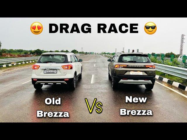 Drag Race of New Brezza Vs Old Brezza | Mechanical Jugadu