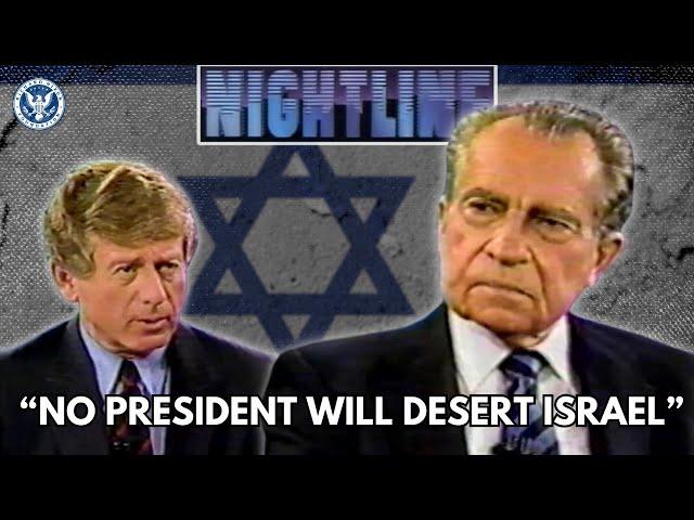 Why America Supports Israel | Richard Nixon on Nightline with Ted Koppel - January 7, 1992