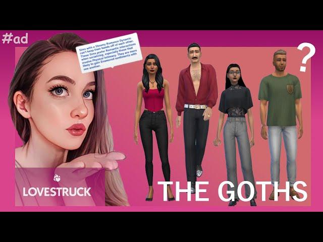 ad || EARLY ACCESS || ️‍ LOVESTRUCK GAMEPLAY - The Goths ️‍ || The Sims 4