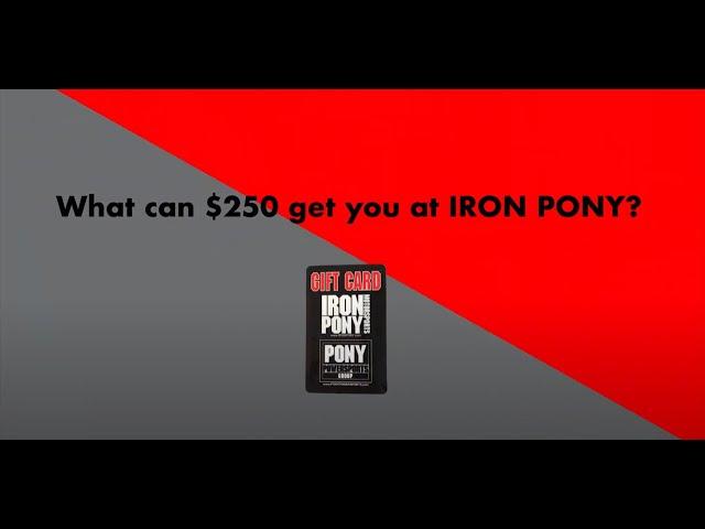 Look At All The Youth Gear You Can Get With A $250 Pony Gift Card!