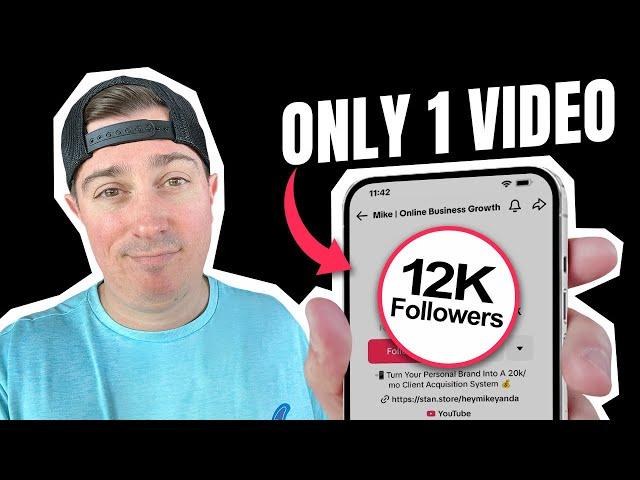 Blow Up On TikTok FAST! (He got 12,000 Followers OVERNIGHT)