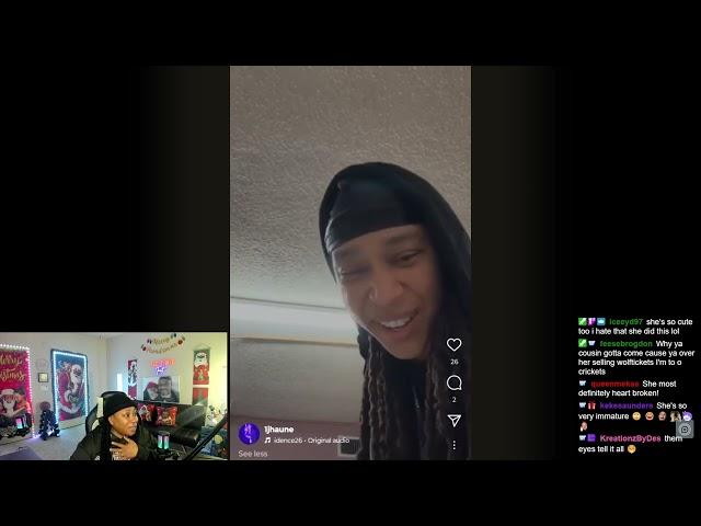 CINDY EX JHANAUE WENT LIVE AND NO LIE IM IN REAL TEARS!!