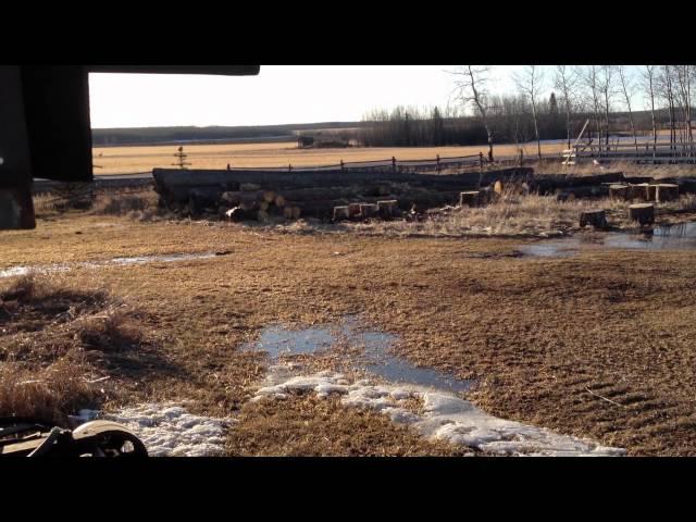 My old old planer mill...cummins 855 engine..and sawmill.