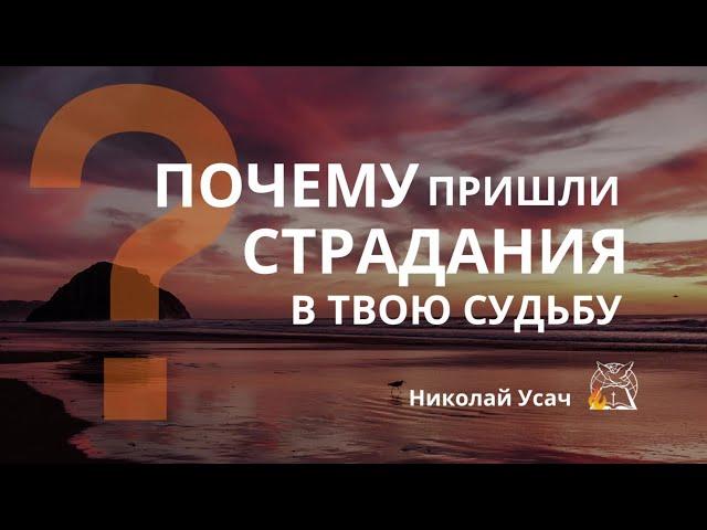 Почему пришли страдания в твою судьбу | Николай Усач