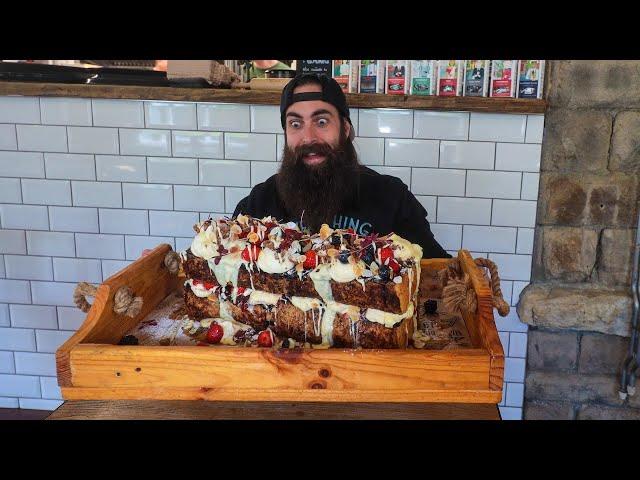 THE GIANT FRENCH TOAST CHALLENGE THAT NOBODY'S MANAGED TO BEAT YET | BeardMeatsFood