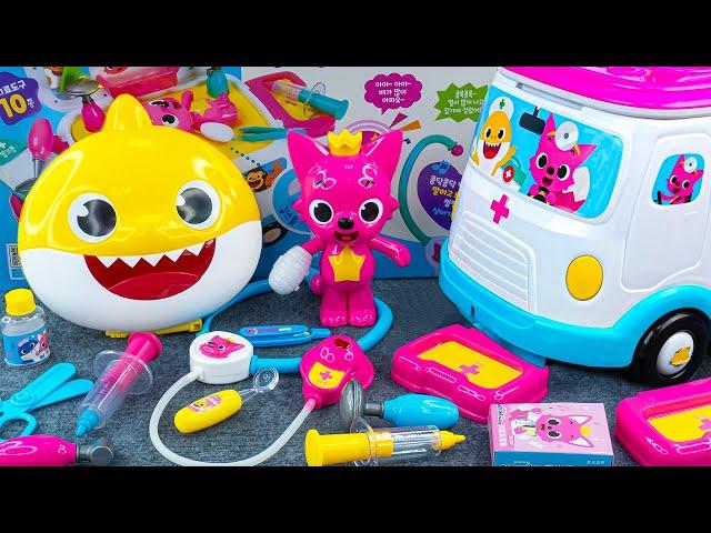 90 Minutes Pinkfong Ambulance Play Set Satisfying ASMR , Doctor Toys Unboxing  Lana Unboxing Toys