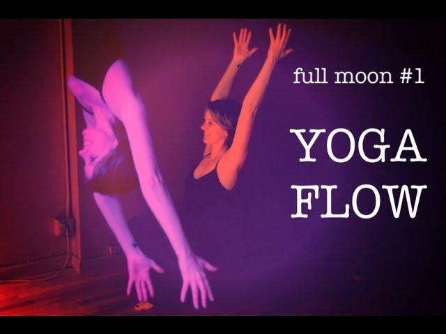 20 min Yoga Flow For Balance | Moon Salutation 1 | Full Moon