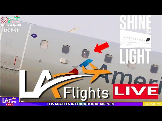 LAX LIVE:  LAX Plane Spotting | December 16, 2024 | Los Angeles International Airport