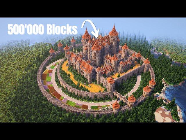 100 Hours Minecraft Timelapse! - Medivial Castle