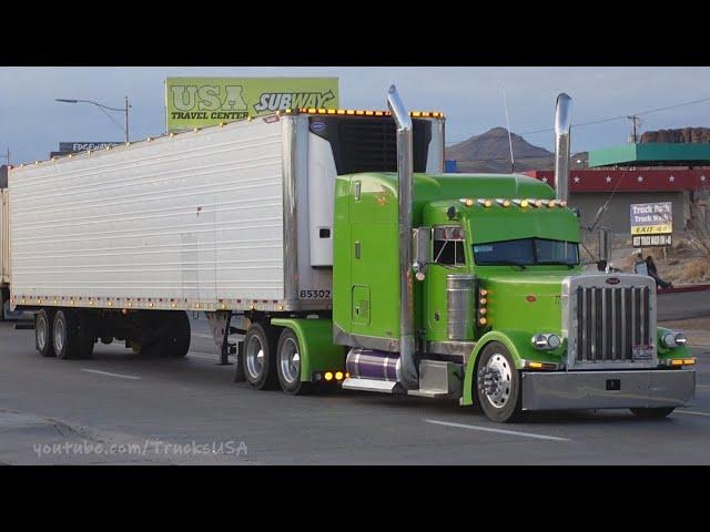 Trucks Spotting USA | Military | Freight Transport | Jake Brake Truck Engine & Traffic Sounds