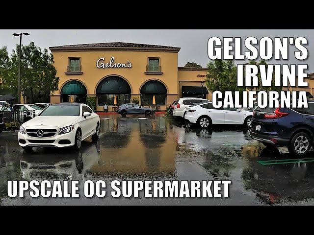 Visit to upscale GELSON'S MARKET in IRVINE, CALIF