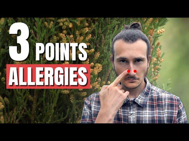 Rhinite Allergique : appuyez sur ces 3 points pour la traiter 